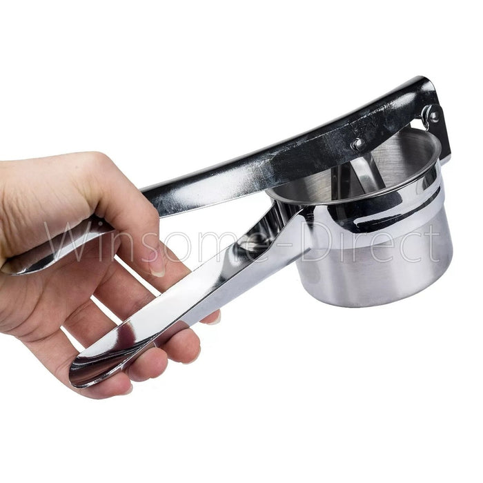 Stainless Steel Potato Ricer Masher Hand Held Puree Vegetable Fruit Maker