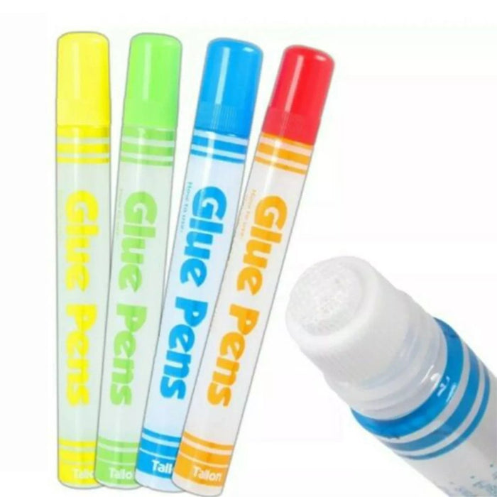 4x Crafting Glue Pens - Adhesive for Paper, Card, Scrapbook