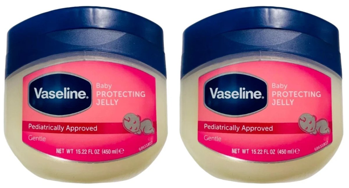 2 x Vaseline Baby Protecting Petroleum Jelly 450ml each XXL Pediatric approved