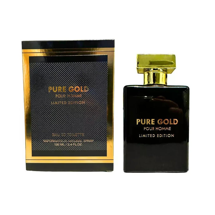 Pure Gold Men's Aftershave Eau De Toilette 100ML Creative Colours FREE DELIVERY!
