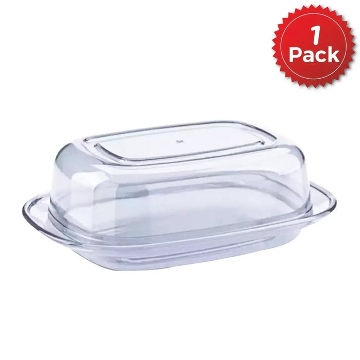 Butter Dish with Lid Storage Kitchen Clear Butter Dish Serving Container UK
