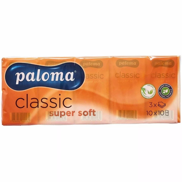 Bulk 400 Pocket Tissues - 40x10 Packs 3-Ply - Soft Strong Handy Size UK