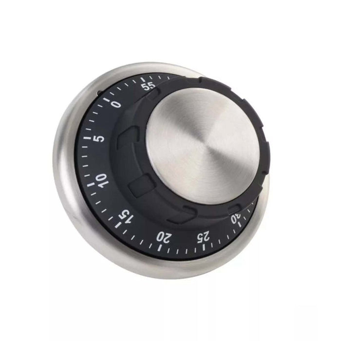 Magnetic Mechanical Kitchen Timer Stainless Steel Chef Cooking Baking Loud Alarm