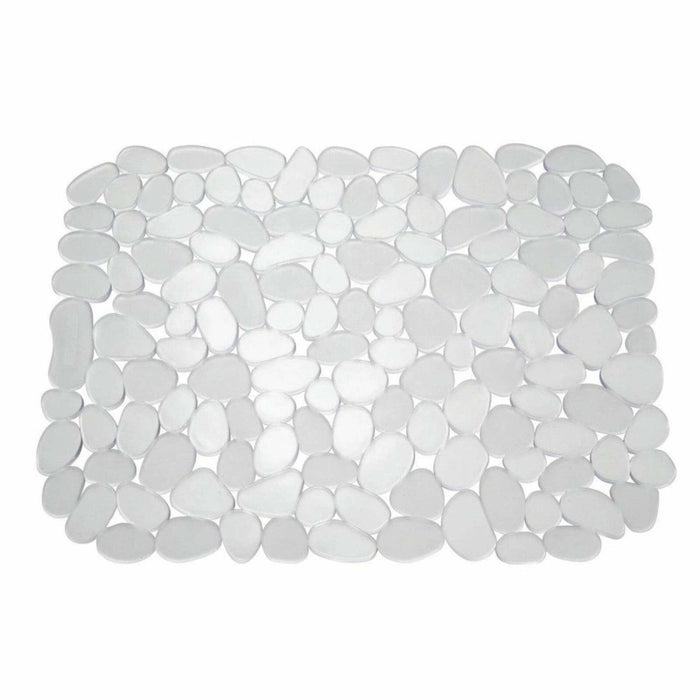Kitchen Pebble Sink Mat Dish Drainer Rack Cup Glass Scratch Protector Washing Up
