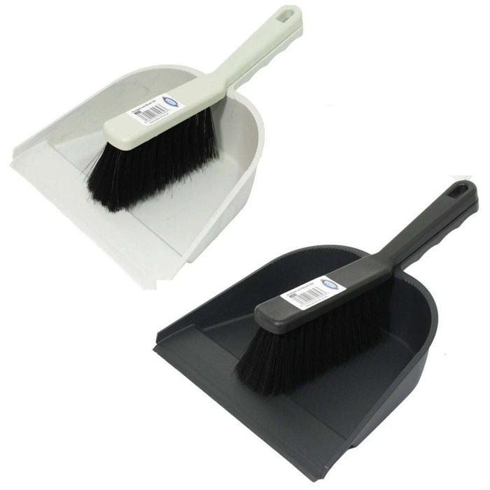 Dustpan & Stiff Brush Set Home Cleaning Houshold Floor Dust Sweeping Rubber Lip