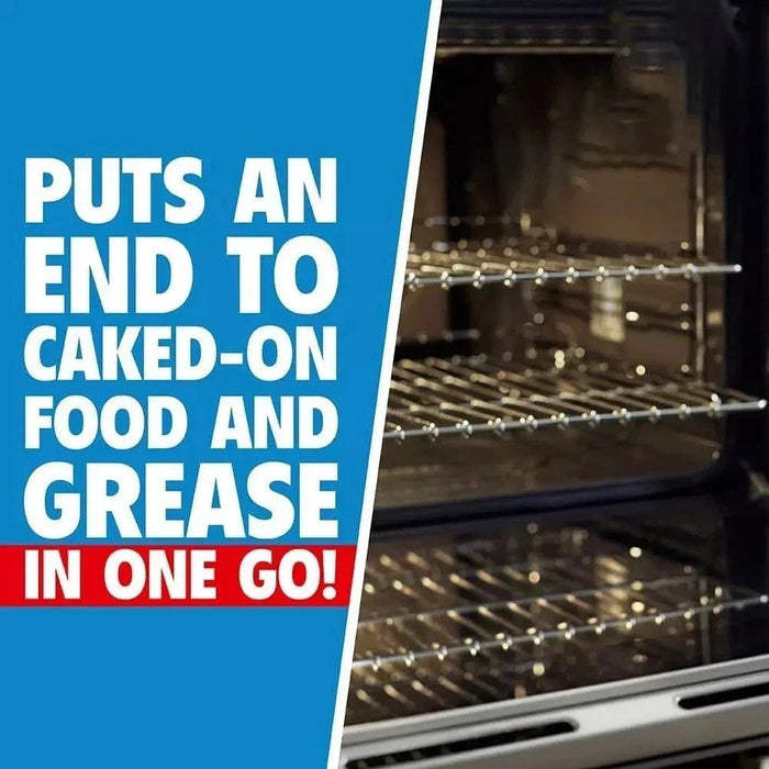 ELBOW GREASE OVEN CLEANER KIT INCLUDE RACK BAG FOR CLEANING OVEN RACKS 500ML