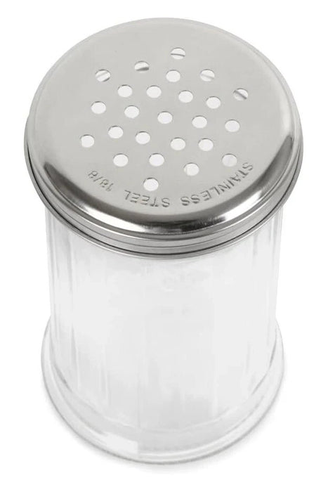 Large Glass Flour Shaker  With Stainless Steel Top
