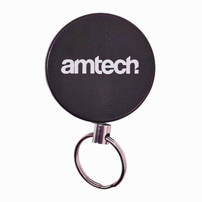 Retractable Key Chain Holder Split Ring Badge Recoil Belt Clip Pull Chain ID