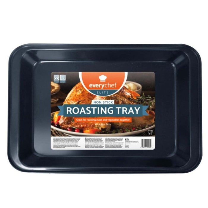 42cm Extra Large Rectangular Non Stick Baking Oven Roasting Tray Cooking Tin Pan