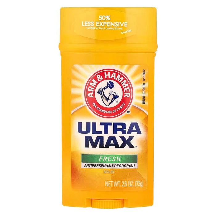 ARM & HAMMER ULTRA MAX Deodorant Fresh Scent Solid Stick 73g. Pack of 4