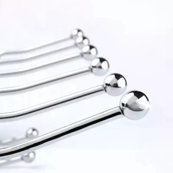 2 X 12 Hooks Chrome Over The Door Coat Hanger Clothes Towel Storage Rack
