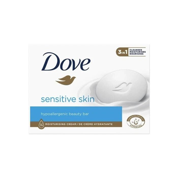 Dove Soap Sensitive Skin = 16 X 90g Bars ONLY £20.95 with FREE POSTAGE