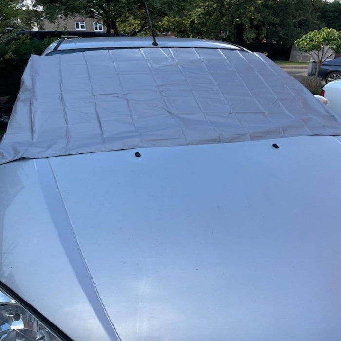 Magnetic Van Car Windscreen Protective Cover Winter Snow Sun Frost Ice Protector