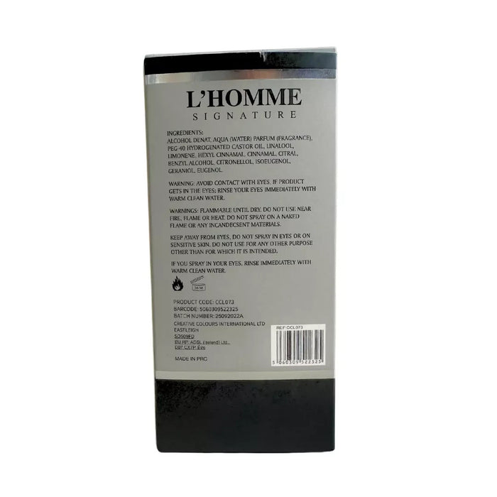 L'Homme Signature Men's Aftershave Eau de Toilette 100ML FREE DELIVERY!