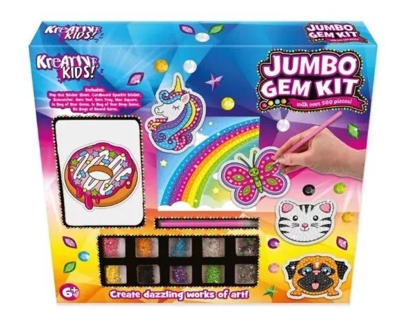 Kreative Kids - 3 In 1 Gem Art Set Brand New