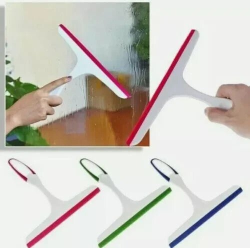 Window Squeegee Glass Wiper Cleaning Blade Shower Screen Mirror Floor Bathroom