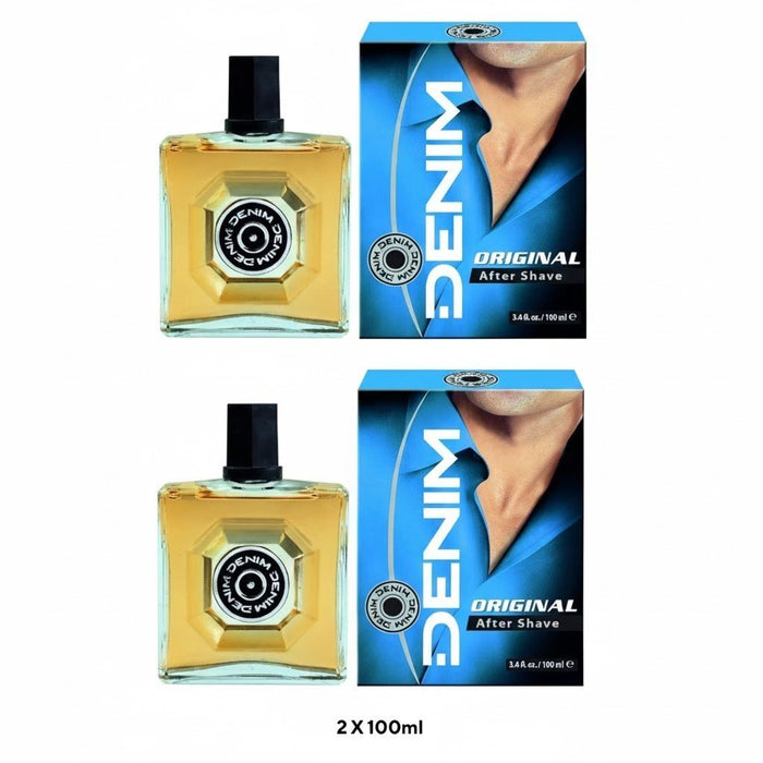 2 xDENIM After shave ORIGINAL 100ml. Pack of 2