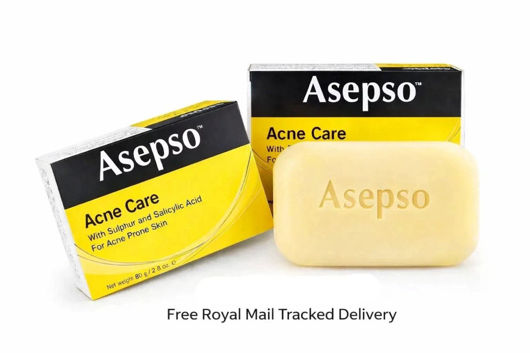 Asepso Antibacterial Soap Bar Acne Skin Care Treatment - Free Tracked Delivery