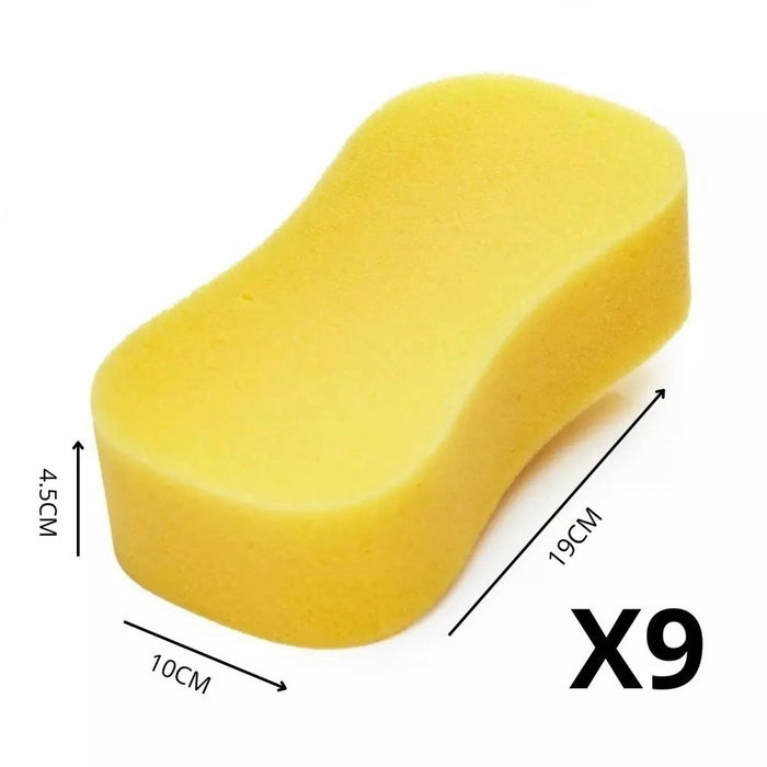 CAR SPONGES (Pack of 9) - Car Wash Sponges Bulk