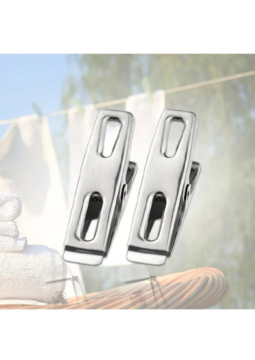 20pc Super Strong Stainless Steel Clothes Pegs Washing Line Laundry Clip Garden