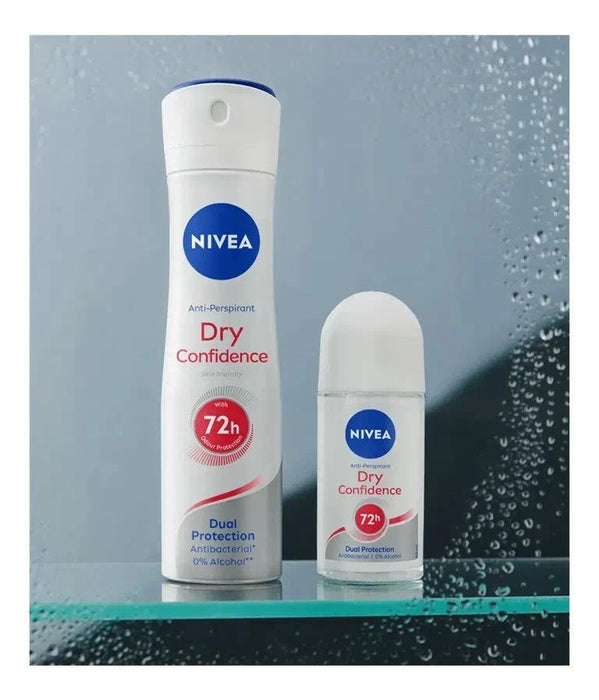 6 x 150ml Nivea Womens DRY COMFORT Deodorant Antiperspirant 72h Protection