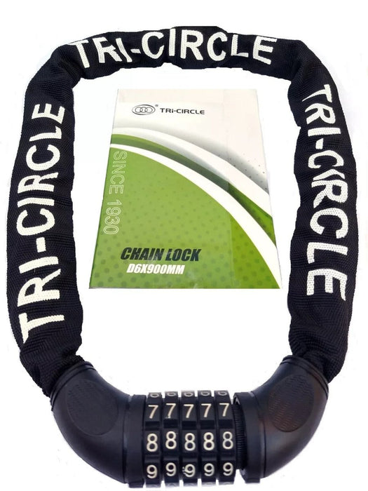 Bike Lock Cable Chain 5 Digit Combination Heavy Duty bicycle Security ANTI THEFT