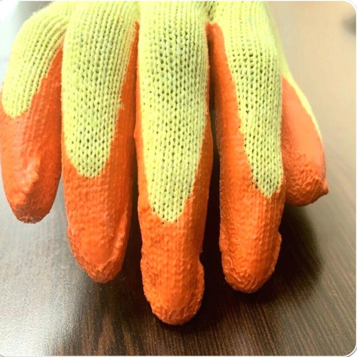Pair Multi Purpose Grip Work Safety Gloves For Builder Gardening Hand Protection