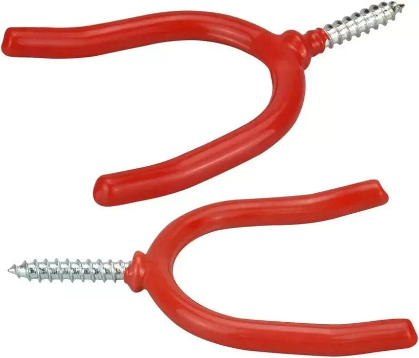 GARAGE HOOKS U Shaped X12 Storage Garden Tools Spade Mop Brush Utility Screw In