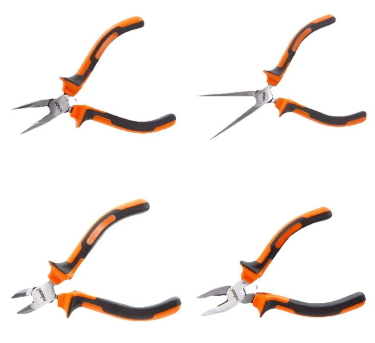 Rolson Mini Pliers - Combination | Needle Nose | Side Cutting | Long Nose Pliers