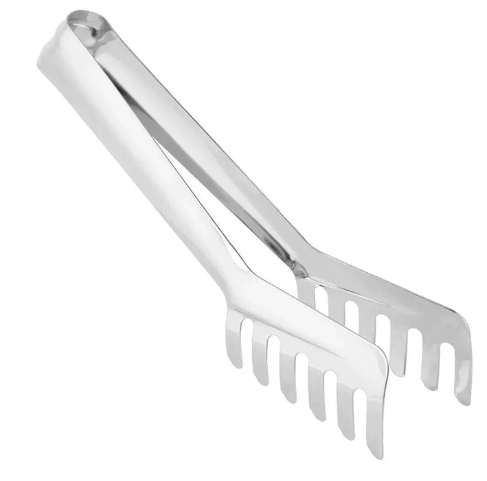 Spaghetti Pasta Tong Server Utensil Stainless Steel Small Serving food  Tongs 7"