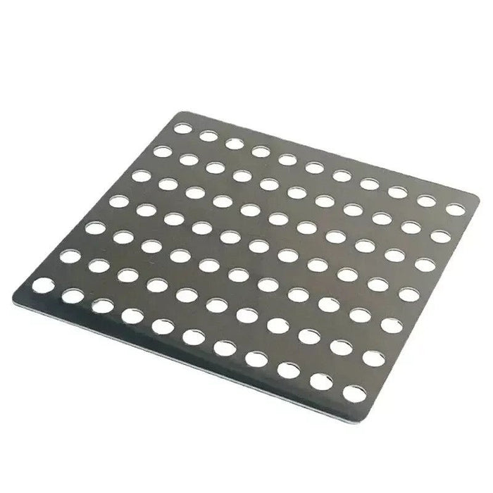 Exterior Drain Cover Leaf Guard Square Metal Stainless Steel Plate 6 inch 150 mm