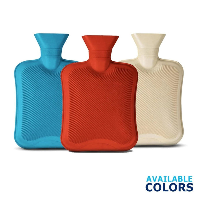 Rubber Hot Water Bottle Winter Warm Heat Aching Warmer Pain Relief 500ml