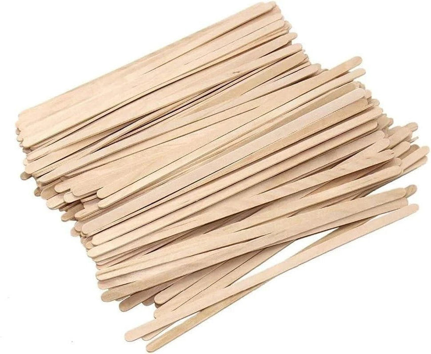 1000 x Wooden Disposable Stirrers 140mm Eco Friendly Natural Wood Tea & Coffee