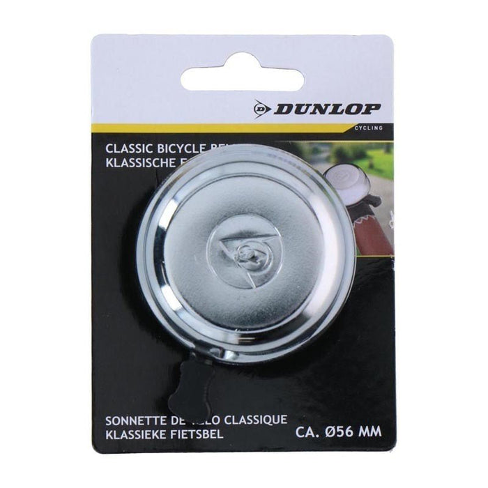 Dunlop Bike Bicycle Ring Bell Alarm Handlebar Loud Silver Mountain