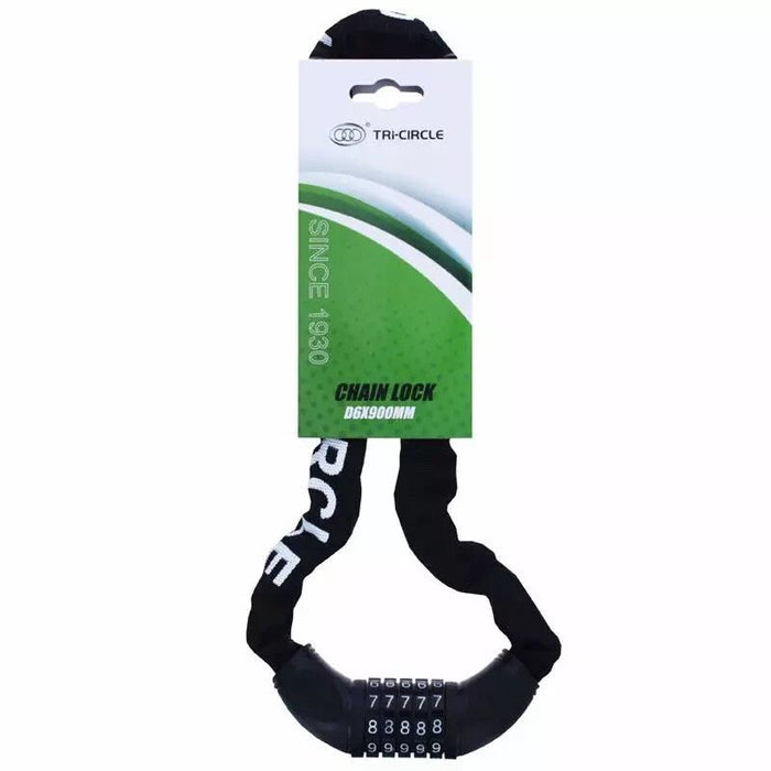Bike Lock Cable Chain 5 Digit Combination Heavy Duty bicycle Security ANTI THEFT