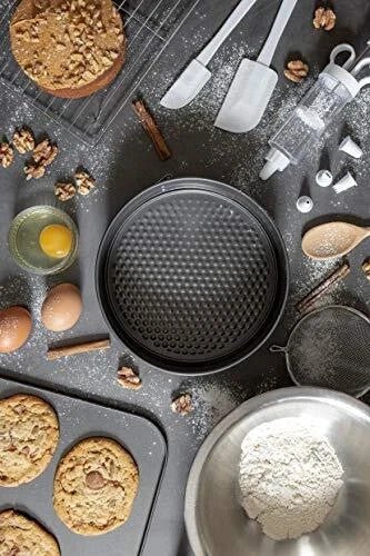 Chef Aid 12cm 4 ¾ inch Non-stick Spring form Cake Tin, Round cake pan with