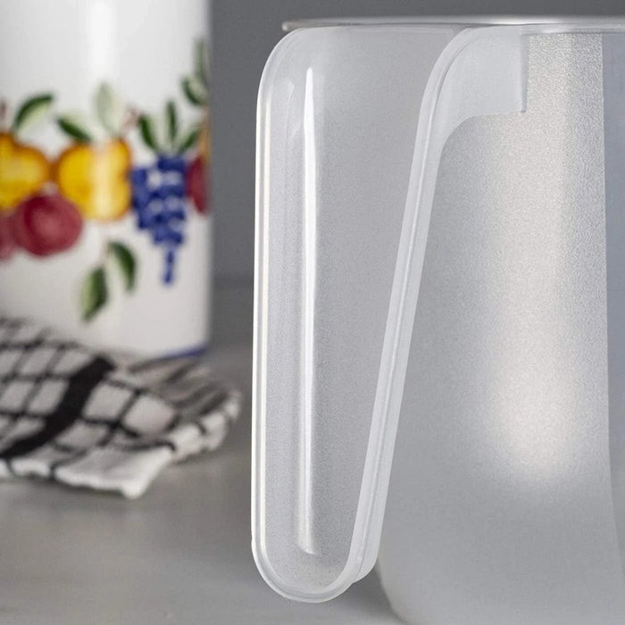 4pk 1 Litre Plastic Clear Measuring Jug Baking Kitchen Cooking Stackable Handle