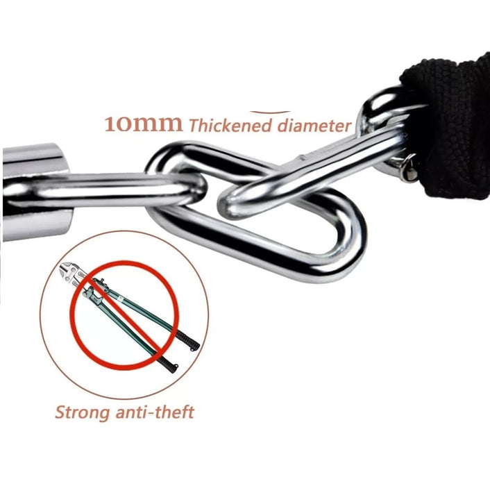 Bike Lock Cable Chain 5 Digit Combination Heavy Duty bicycle Security ANTI THEFT