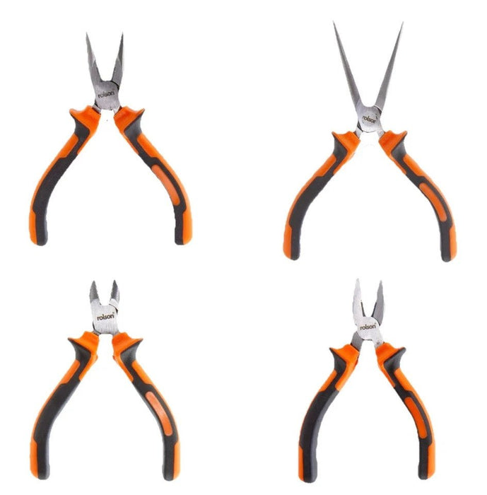 Rolson Mini Pliers - Combination | Needle Nose | Side Cutting | Long Nose Pliers