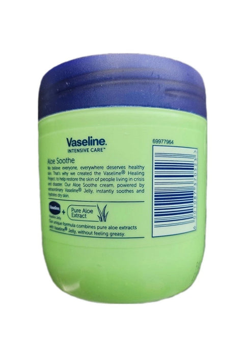 2x Vaseline Intensive Care Body Cream Aloe Soothe With Pure Aloe Extract 400ml