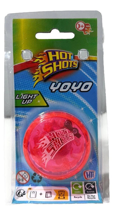 Light Up YoYo Trick Assorted Colour Yo-Yos Speed Mechanism - Pack Of 2