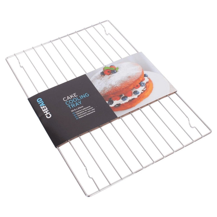 Chef Aid Oblong Steel Cake Baking Cooling Rack Kitchen Pies Pizza Pastry Cupcake
