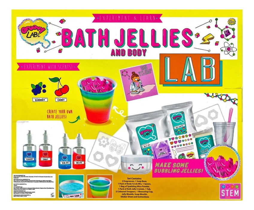 Make your own Scented Soap Body Scrubs & Bath Jellies For Bubbles Children's Kit