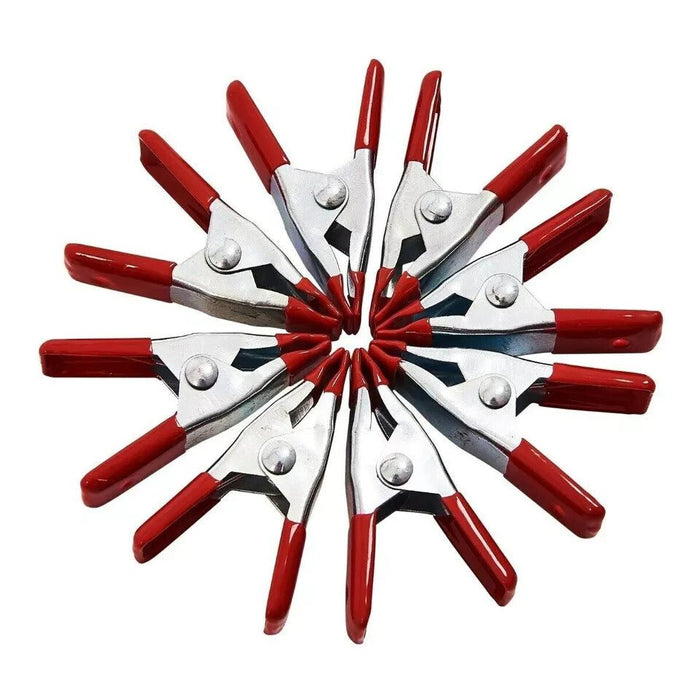 AMTECH 8PC 50mm QUICK GRIP CLAMPS Spring Action Mini Metal Holds Home Craft DIY