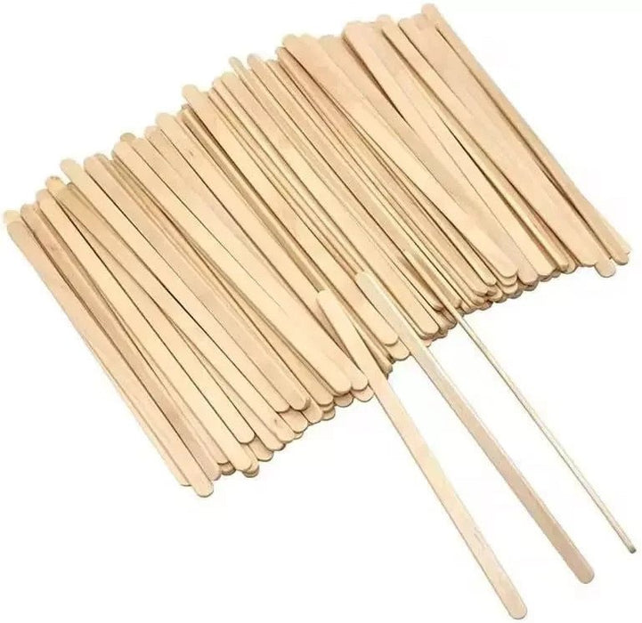 1000 x Wooden Disposable Stirrers 140mm Eco Friendly Natural Wood Tea & Coffee