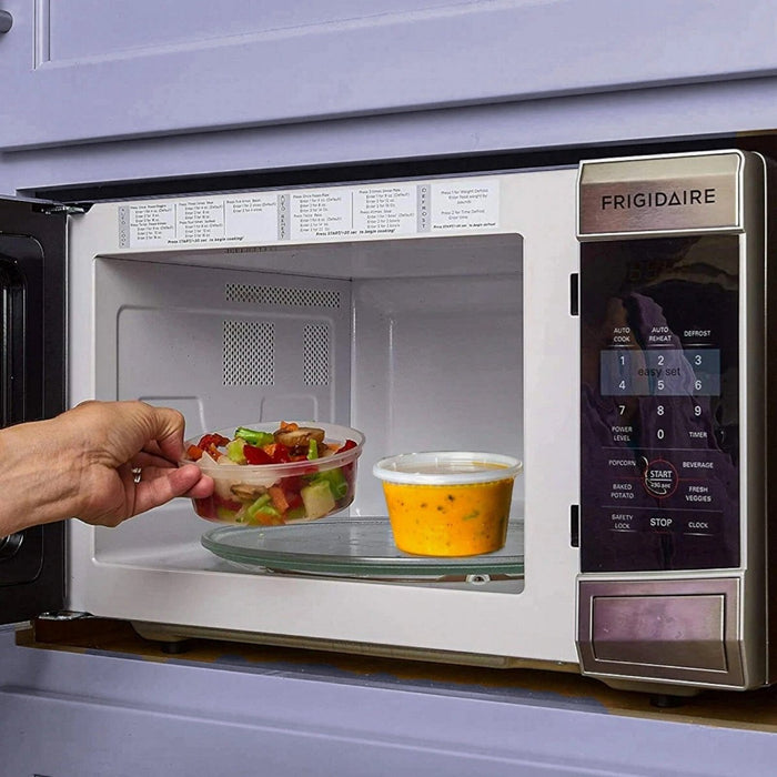 2oz Plastic Small Food Storage Container Sauce Dip Pot Hinged Lid 50/100/150pcs