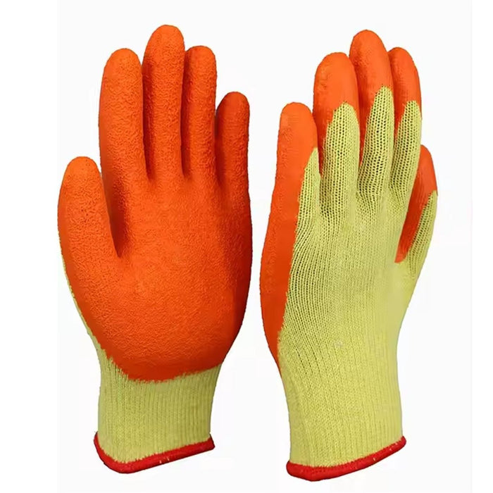 Pair Multi Purpose Grip Work Safety Gloves For Builder Gardening Hand Protection
