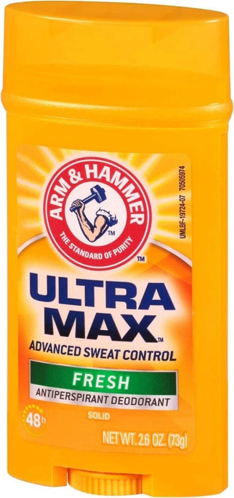 Arm & Hammer, UltraMax, Solid Antiperspirant Deodorant, Fresh, 2.6 oz (73 g)