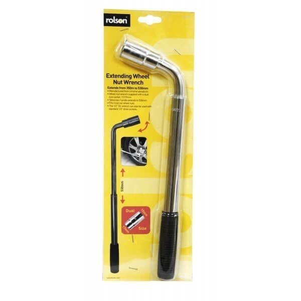 Motor Mover Wheel Wrench 17 & 19mm Socket Caravan Trailer Towing - 42729