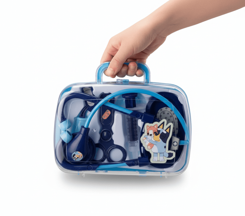 Bluey Doctor Medical Case | Kids Interactive Roleplay Vet Toy Set | HTI | Ages 3